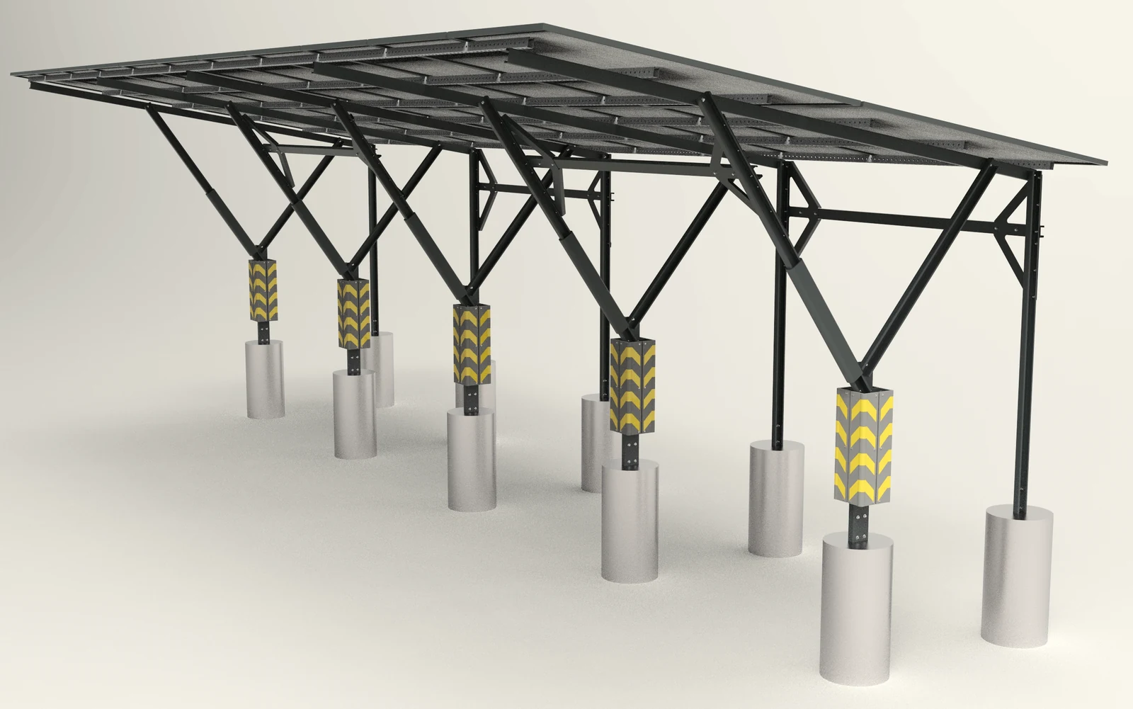 CARPORT · навіс-парковка — рендер KeyShot